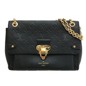 Louis Vuitton Vavin PM Monogram Chain Shoulder Bag Leather Black